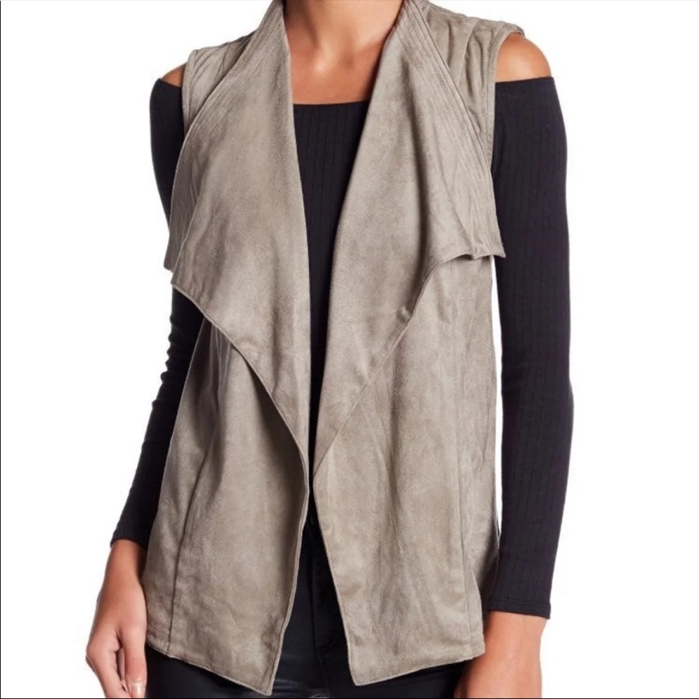 Romeo + Juliet Couture Suede Vest